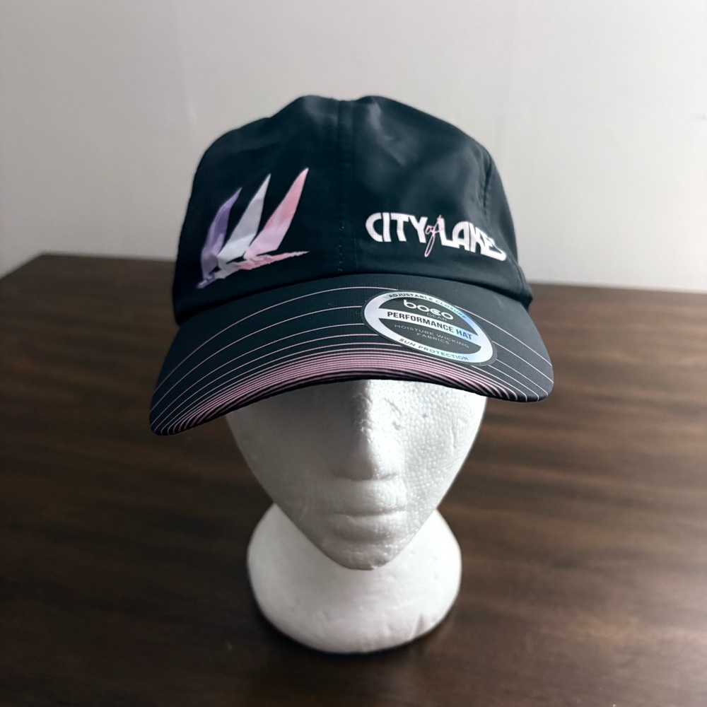 NWT BOCO City of Lakes Minneapolis Black and Pink Women's Hat